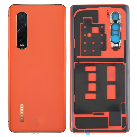 Oppo Find X2 Pro Rear Window Red (Original Disassembled) - Grade A