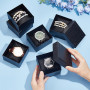 Jewelry Watch Storage Box With Small Sponge Pillow Black 9*8*5,5cm