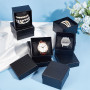 Jewelry Watch Storage Box With Small Sponge Pillow Black 9*8*5,5cm