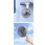 Mini USB Fan With Clamp - 6” White