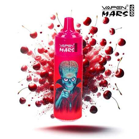 Vapoteuse Rechargeable Type-C- Vapen Mars - 9000 puffs 0% Nicotine - Cerise