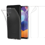 ESSENTIELB Pack Case + 2Pcs Protective Film for Samsung Galaxy A31