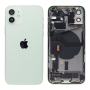 Back Cover Housing iPhone 12 Green - Charging Connector + Battery (Original Disassembled) Grade B