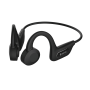 Sound Conduction Wireless Headphones - Devia Kintone Series Run-A1EM034 - Black