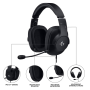 Casque Gaming Filaire Son Surround 7.1 USB Logitech Pro X - Noir