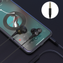 Écouteurs Filaires intra-auriculaires dynamiques doubles Jack 3.5mm Devia Smart Series EM009 - Noir