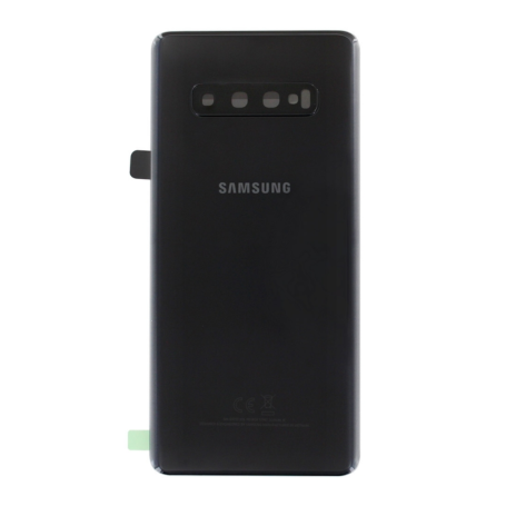 Vitre Arrière Samsung Galaxy S10 Plus Duos (G975F) Noir (Original Démonté) - Grade A