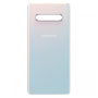 Vitre Arrière Samsung Galaxy S10 Plus (G975F) Sans Contour Lentille Blanc Prisme (Original Démonté) - Grade A