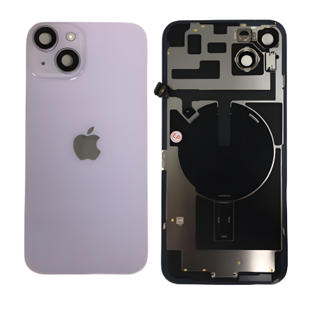 Rear Cover Glass iPhone 14 Purple (Originally Disassembled) - Grade B