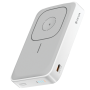 Magnetic Wireless Power Bank 10000 mAh with Support Extreme Speed ​​Series Devia 20W - White