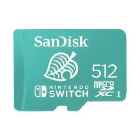 Switch Micro SDXC SanDisk 512GB for Nintendo Switch