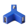 Chargeur allume-cigare USB*2 2.1A TYLT - Bleu