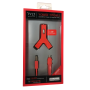 USB*2 Car Charger Kit + Lightning Cable TYLT 2.1A MFi - Red