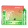 Vapoteuse Rechargeable Type-C - SHISHA hookah - 12000 puffs 0% Nicotine - Fraise Kiwi