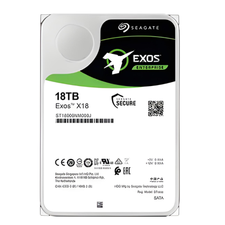 Disque dur Seagate EXOS X18 - 3.5" 7200RPM - 18 To - SATA