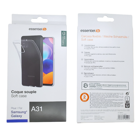 Coque Transparent ESSENTIELB pour Samsung Galaxy A31