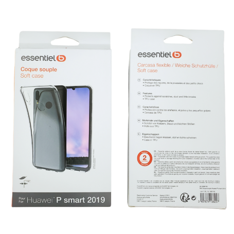 ESSENTIELB Transparent Case for Huawei P Smart 2019