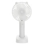 Mini Ventilateur portable USB avec Support 1200mAh - Blanc