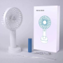 Mini USB Portable Fan with Stand 1200mAh - White