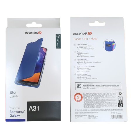 ESSENTIELB Case for Samsung Galaxy A31 Blue