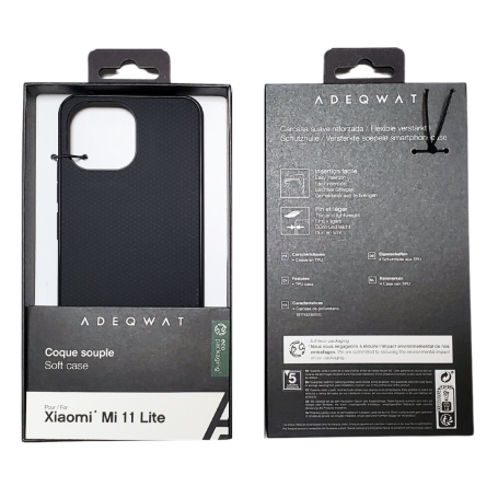 ADEQWAT Soft Case for Xiaomi 11 Lite 4G/5G Black