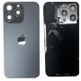 Rear Cover Glass iPhone 15 Pro Titanium Black (Original Disassembled) - Grade A