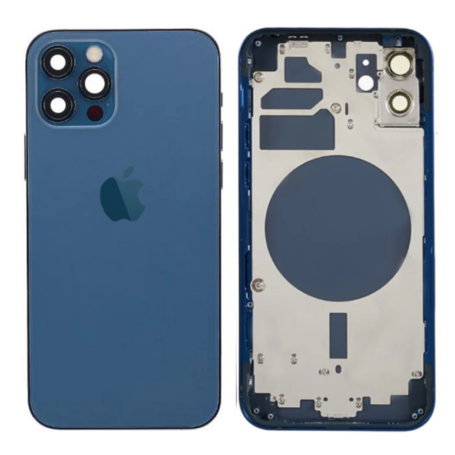 Châssis Vide iPhone 12 Pro Max Bleu (Origine Demonté) - Grade B