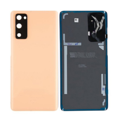 Vitre Arrière Orange Galaxy S20 FE/S20 FE 5G (G780F/G781B) -Sans logo