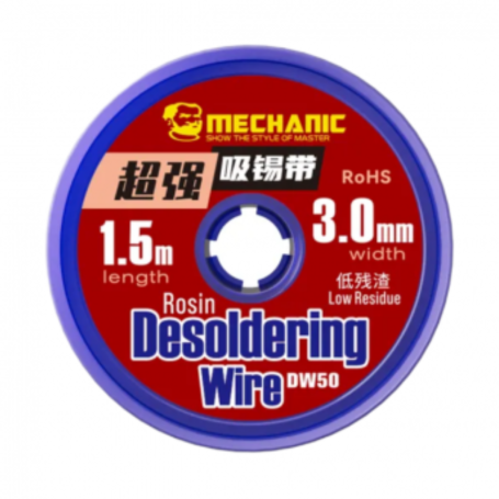 Desoldering braid 3.0 mm Mechanic