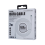 Câble TYPE-C / TYPE-C 100W REMAX RC-183C - 2M - Blanc