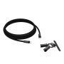 Câble Collier 2-en-1 Type-C/Lighting - Devia Extreme Speed Series - 27W 1.2M - Noir