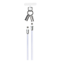 Câble Collier 2-en-1 Type-C/Lighting - Devia Extreme Speed Series - 27W 1.2M - Violet