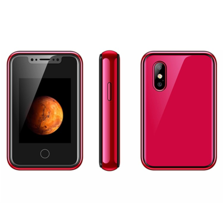 Mini Portable Phone 8XR Dual Nano SIM Red