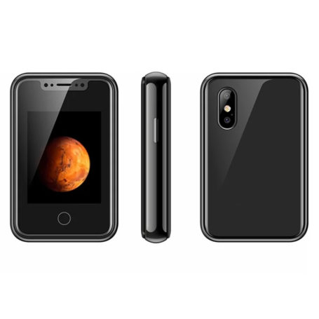 Mini Portable Phone 8XR Dual Nano SIM Black