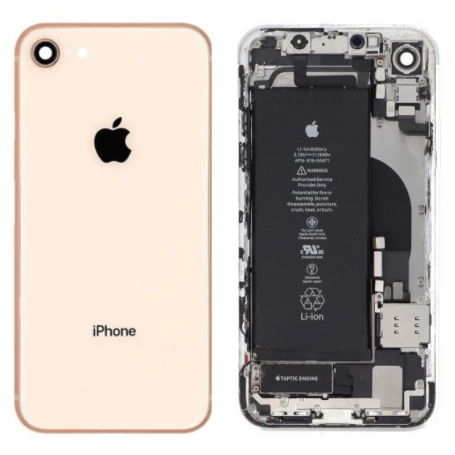 Châssis Complet iPhone 8 Or - Connecteur de Charge + Batterie (Origine Demonté) Grade B