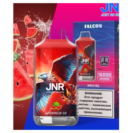 Rechargeable Vaping Device Type-C - JNR Falcon - 16000 Puffs 0% Nicotine - Watermelon Ice