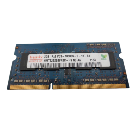 RAM Module For Laptop PC - SODIMM Hynix HMT325S6BFR8C-H9 DDR3 PC3-10600S 1333MHz CL9 - 2GB