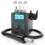 580W Soldering Station with Soldering Iron Stand - QUICK859D+