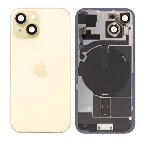 Rear Cover Glass iPhone 14 Yellow (Originally Disassembled) - Like New