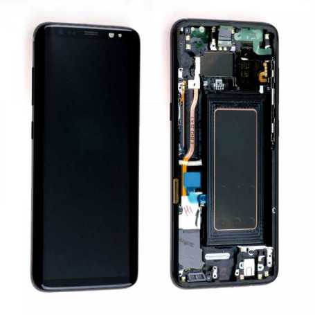 Samsung Galaxy S8 (G950F) Black Screen + Chassis (Original Disassembled) - Grade A