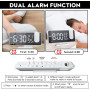 Digital Projection Alarm Clock with Large LED Screen