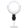 Ring Light Stand 40cm with LED Ring Light 8'' Devia - White