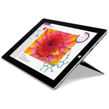 Microsoft Surface 3 10" - 4 GB / 64 GB SSD - Intel Atom X7 1.6 Ghz - Touchscreen - QWERTY - Grade AB - Without Charger