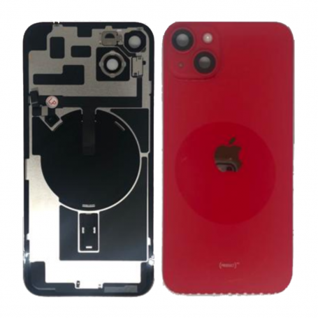 Vitre Cache Arrière iPhone 14 Plus Rouge (Origine Demonté) - Grade B