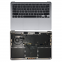 Chassis Apple MacBook Pro 13 ″ Grey A2338 - Battery + AZERTY Keyboard (Original Disassembled) - Grade A