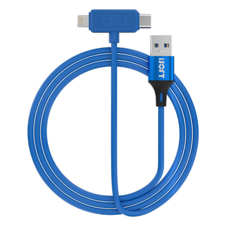 Dual Interface Lightning/USB-C Data Recovery Cable