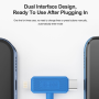 Câble De Récupération De Données iSoft à Double Interface Lightning/USB-C ISOFT IS-005