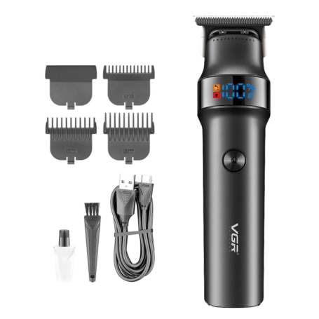 Hair Clippers Digital Display Barber Electric VGR V-987 Black