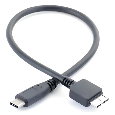 USB-C to Micro-B cable 35cm Black