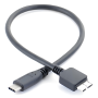 Câble USB-C vers Micro-B 35 cm Noir